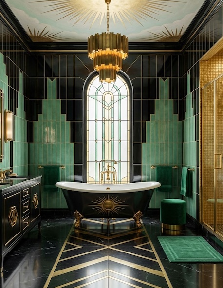 Art Deco Bathroom